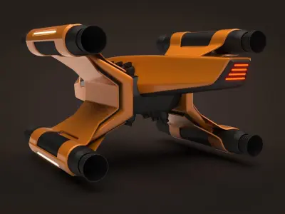 Spaceship Rigel 3D model