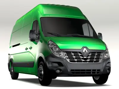 Renault Master L3H3 Van 2017 3D model