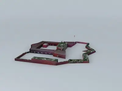 Fort Frederik St Croix USVI 3D model