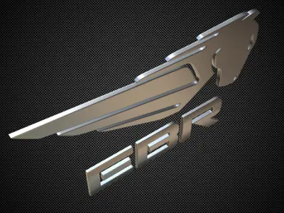 ebr logo 3D model