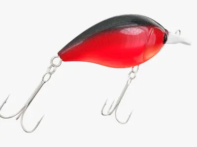 Crank type fishing lure 3D model
