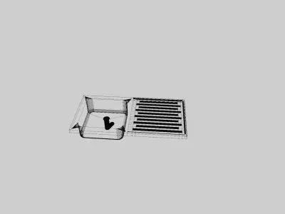 basin bathroom fan Free 3D model