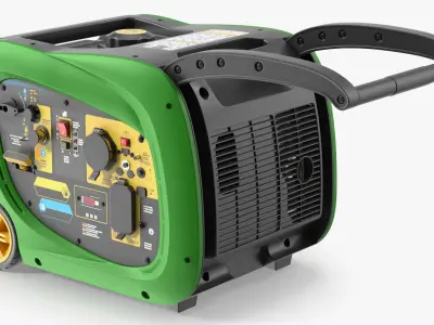 Portable Dual Fuel Inverter Generator 3D model