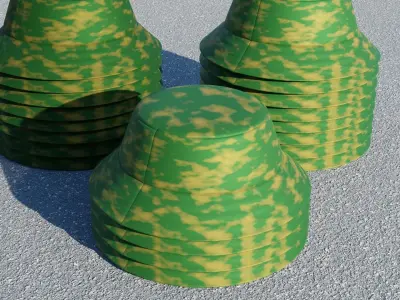 Military hat 3D model