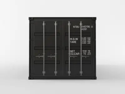 Container Black 3D model