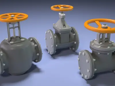 Industrial Kitbash 4 - 70 pieces 3D model