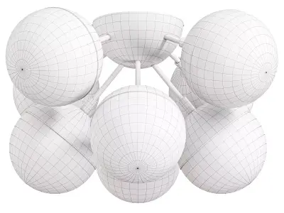 Ball 8 Chandelier By Play Lighting Free low-poly 3D model