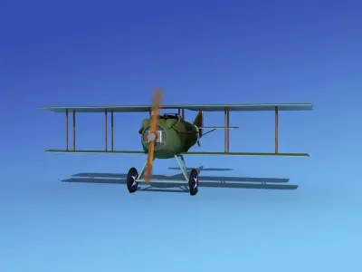 SPAD VII 3D model