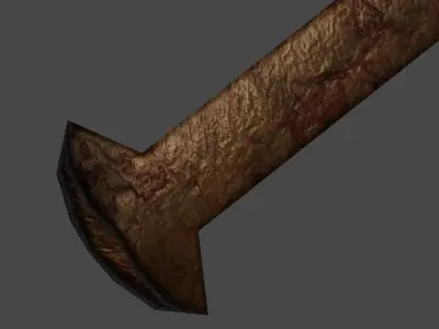 Short Sword2 Low-poly 3D model