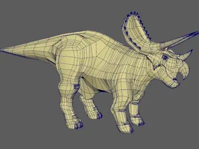 Dinos Base mesh 3D model
