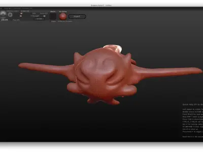 Fantasy Starfish 3D model