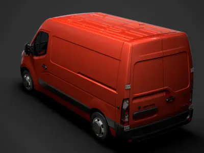 Vauxhall Movano L2H2 Van 2020 3D model
