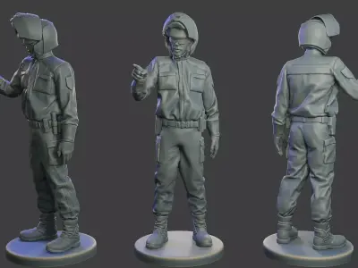 Honda ST 1300 police HSTP1 004 3D print model