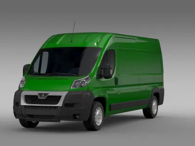 Peugeot Boxer Van L3H2 2006-2014 3D model