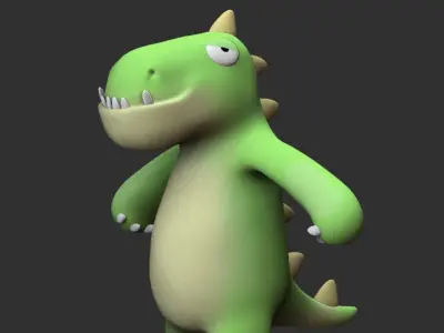 Party Animals Free low-poly 3D model