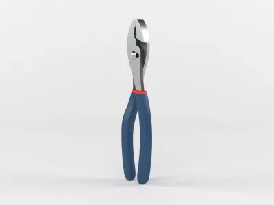 5-piece Pliers Set 3D model