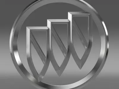 Buick logo 3D model