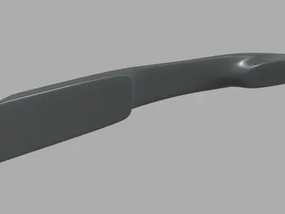 Car Door Handle 04 Low-poly 3D model