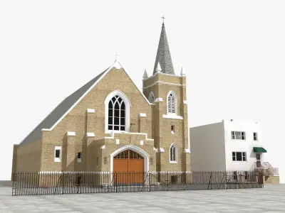 Saints Cyril and Methodius Roman Catholic Church 3D model