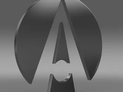 Ariel Logo 3D model