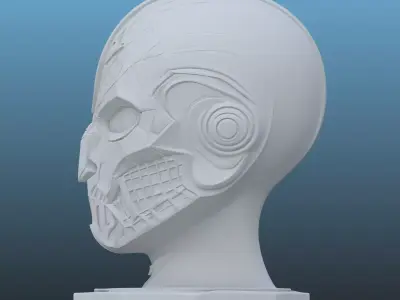 Cyber-Sentinel Bust PM-102 3D print model