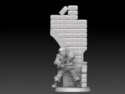 Combat Monk Cadre Megapack 3D print model