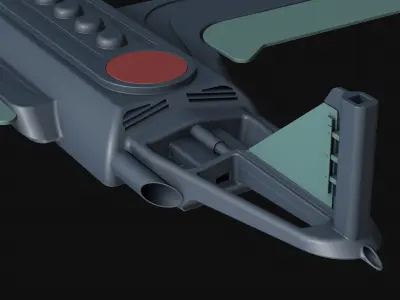 Toy flying machine drone 3D model