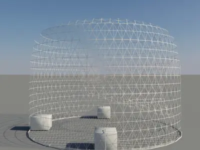 Bahrain Fish Trap 3D model