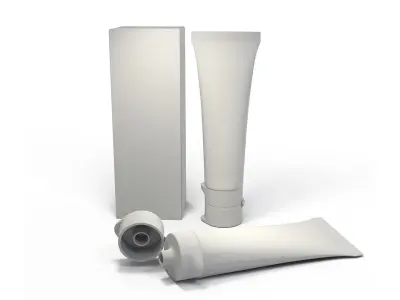 Toothpaste Tube Box 3D model