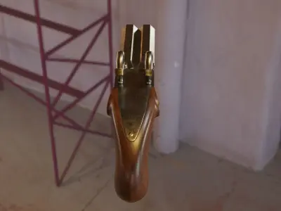 Double Barrel Derringer 3D model