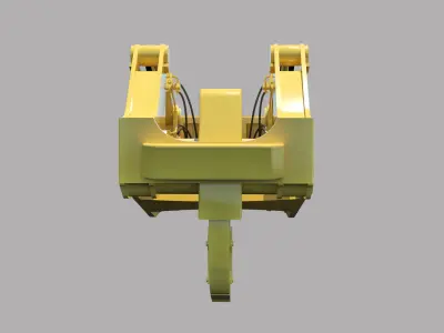 Ripper Bulldozer 3D Model 3D model