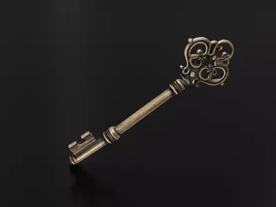Old key 3D print model purchase