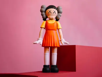 Kaws YOUNG HEE Squid Game Season 2 for Print 3D print model