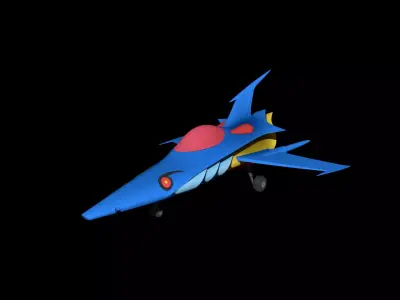 Chibi Fighter Aircraft from Casshan 3D print model