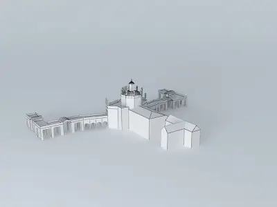 Palace in Aranjuez 2 3D model