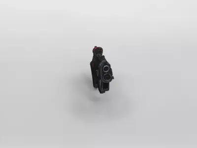 Futuristic Tactical Assault Rifle 3D Model 3D model