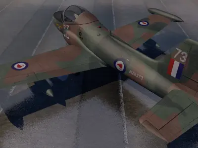 BAC 167 Strikemaster Mk-88 3D model