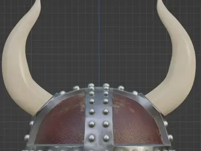 Vikings helmet 3D model