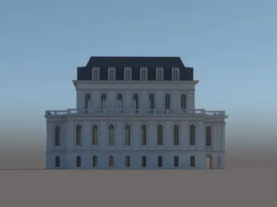 Modern City Building 004 3D model