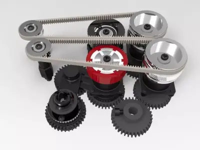 Gear project Free 3D model