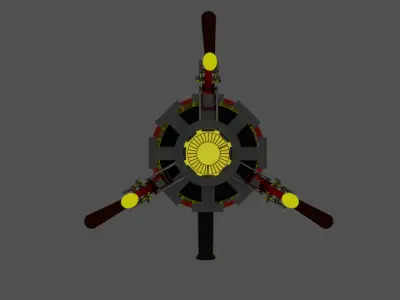 plazma gun 3D model