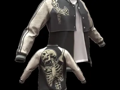 Bomber pack Low-poly 3D model