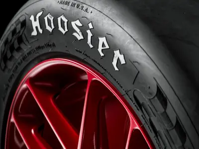 Hoosier DR2 Slick Revamped TEX V3 3D model