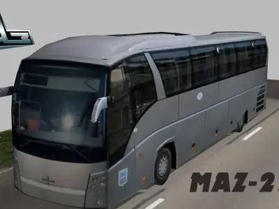 Maz 251 Low-poly 3D model