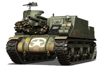 M7 Priest - Baboom 3D model