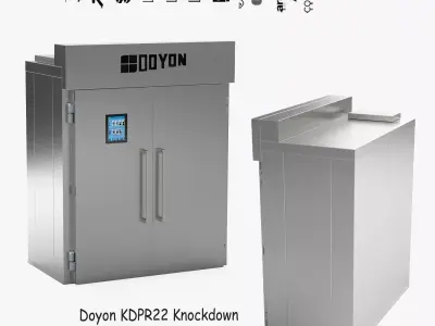 Doyon KDPR22 Knockdown Retarder Proofer Cabinet 3D model