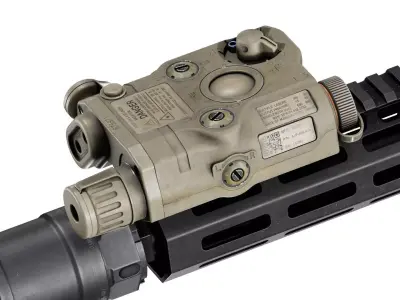 AN PEQ 15 LASER Low-poly 3D model