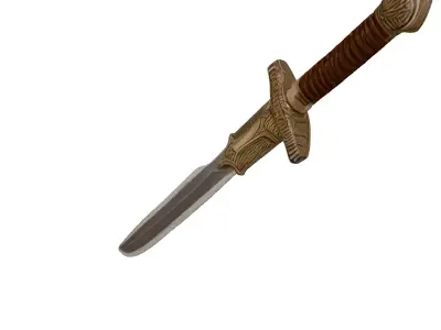Ornate Fantasy Medieval Sword 3D model