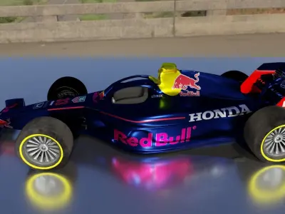 Aston Martin Formula 1 car Free 3D model