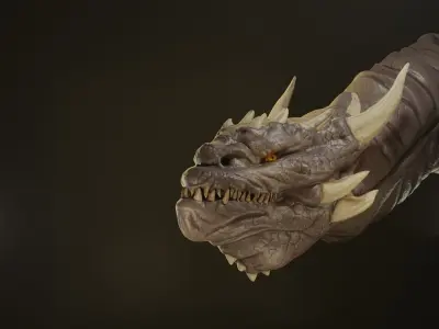 Dragon Bust 3D model